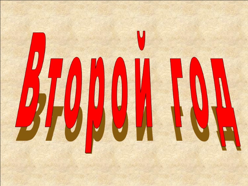 Второй год